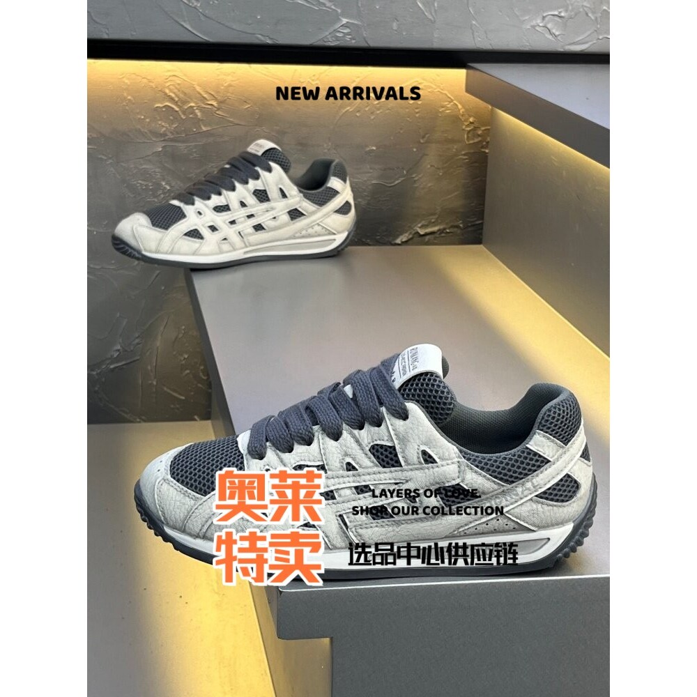 东莞男士运动鞋男鞋阿甘鞋夏季潮款网面透气轻便百搭跑步鞋软底运