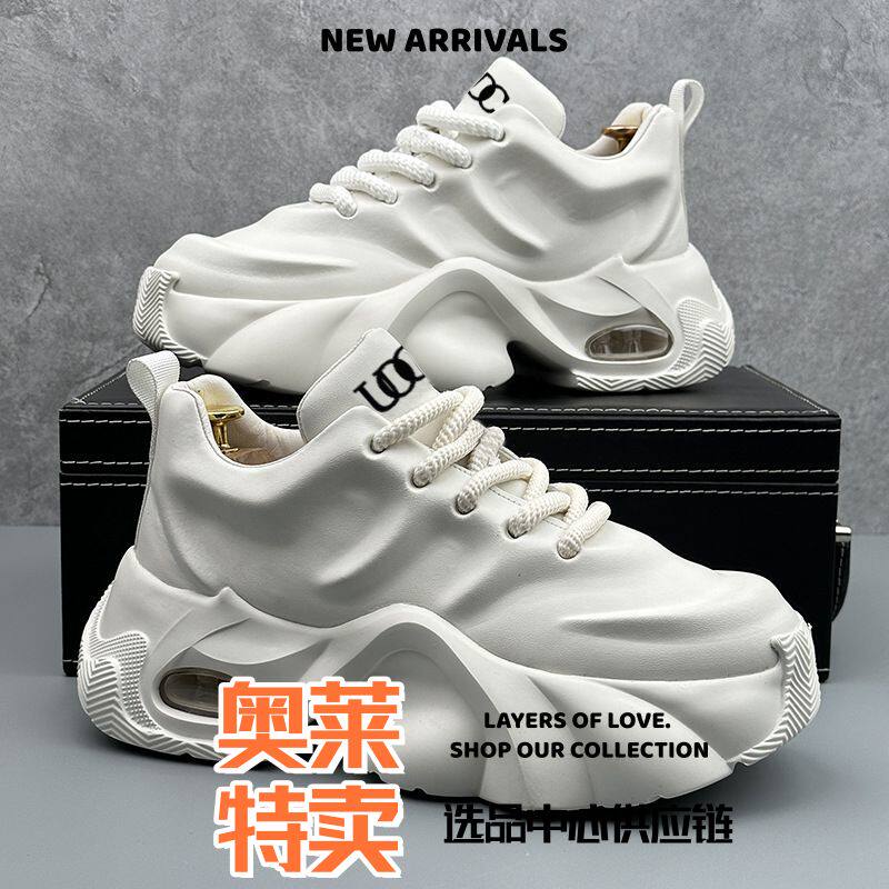 晋江雅望男鞋爆款大码男鞋新款老爹鞋厚底鞋尚百搭休闲鞋运动鞋潮