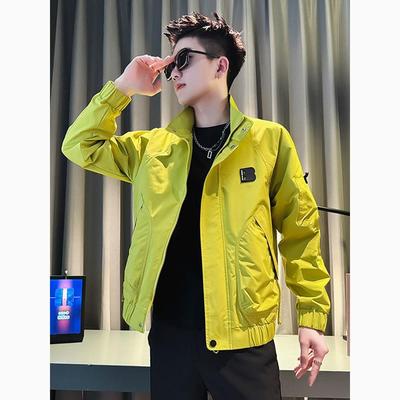 机车痞帅潮流男士冲锋衣荧