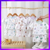 男女宝宝空调服睡衣薄款 套装 家居服两件套 短袖 品牌儿童夏季