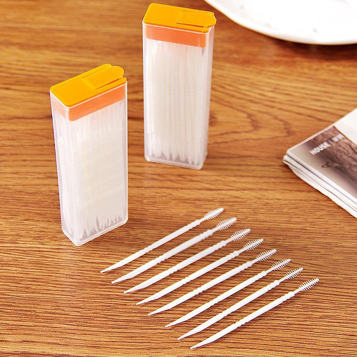 新型食品级双头鱼骨塑料牙签刷随身携带家用掏牙缝神器剔牙器高级,家庭/个人清洁工具,牙签,淘宝优惠券,粉丝福利购,淘宝优惠卷
