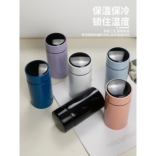 304不锈钢保温杯智能测温男女便携迷你口袋杯智能礼品水杯子