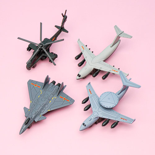 合金飞机模型战斗机客机航空军事直升战斗机男孩玩具儿童玩具套装