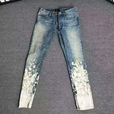 现货秒发！孩子王自主非fearofgod 5th蓝色赤耳泼墨