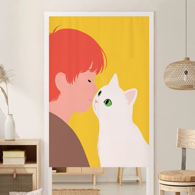 菲斯宜加厚亚麻2025新款家用门帘