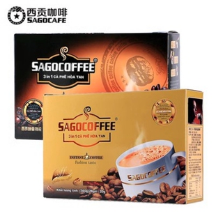 越南进口西贡三合一经典 原味速溶咖啡560g醇香特浓速溶咖啡28条