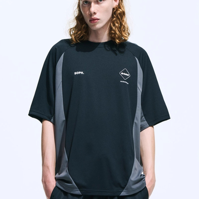 FCRB STREAM LINE SS TOP字母运动轻薄足球训练休闲短袖男女T恤潮