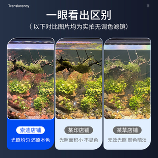 水草灯led全光谱鱼缸灯防水超亮照明爆藻灯增艳三基色草缸专业级