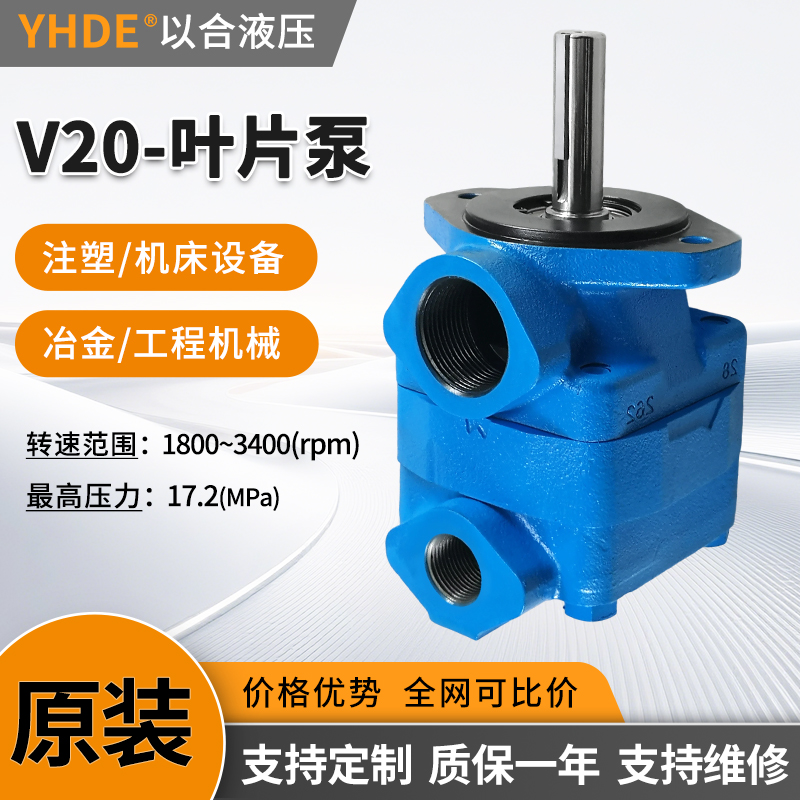 注塑机油泵V20高压叶片泵液压泵