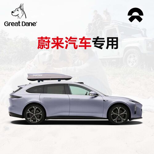 大丹犬车顶行李箱超薄 蔚来ES6 ES7 ES8 ET5T超薄大容量储物箱