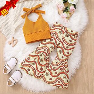 80年代怀旧服装儿童复古洋气90年代港风复古花衬衫走秀演出服新潮