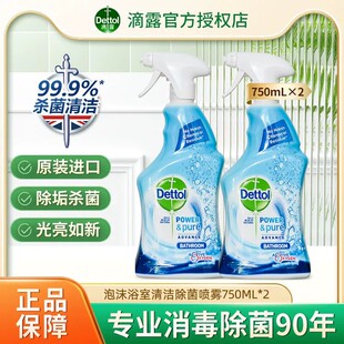 滴露泡沫清洁除菌喷雾多功能750ml浴室卫生间除霉菌除垢皂渍水渍