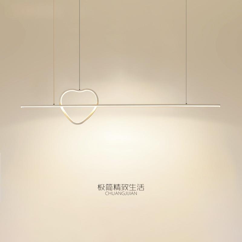 餐厅吊灯极简约现代大气创意个性饭桌长条小吧台客厅套餐卧室灯具