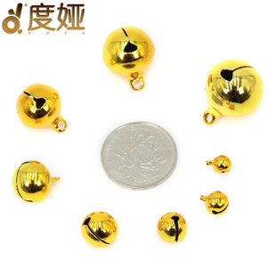 手工编织小铃铛diy材料饰品手链脚链装 饰狗狗项圈猫咪泰迪古铜色