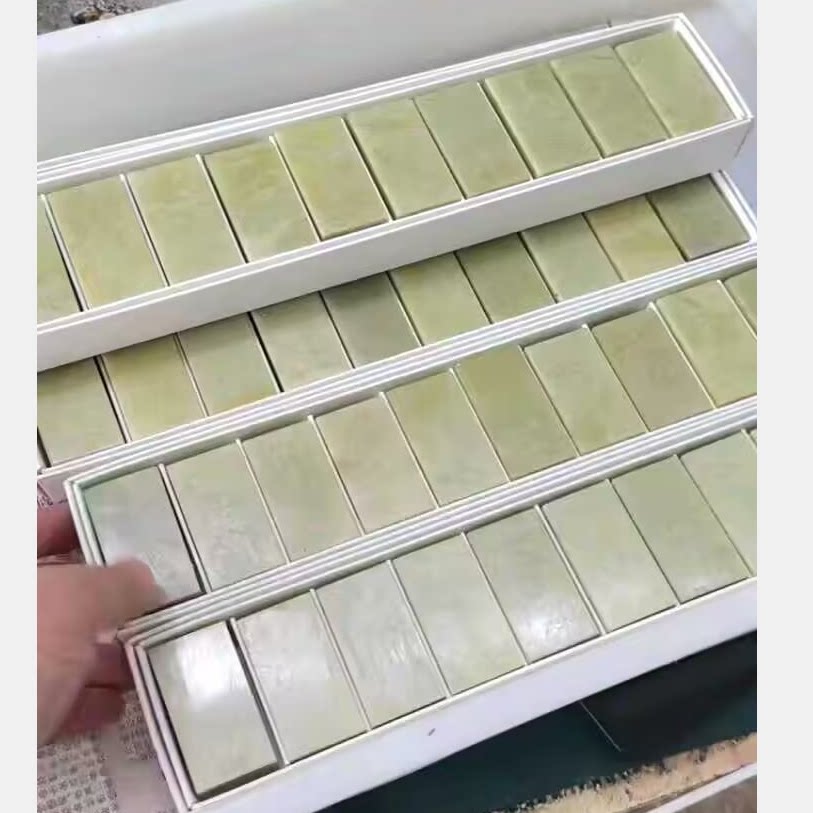 青田石2.5*2.5*5CM平头圆头练习章10方盒装印石章料封门印章石料