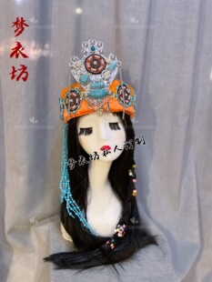 快乐阳光高端纳西族哈尼族傈僳族摩梭族普米族少数民族头饰女童