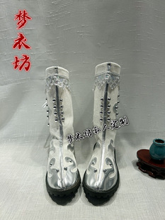 新款藏族蒙古族演出舞蹈唱歌靴子少数民族蒙古靴子男童女童打鼓鞋