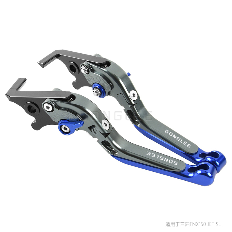 适用三阳FNX150 JET SL 飞度Fiddle 3/4/5改装刹车拉杆牛角手把