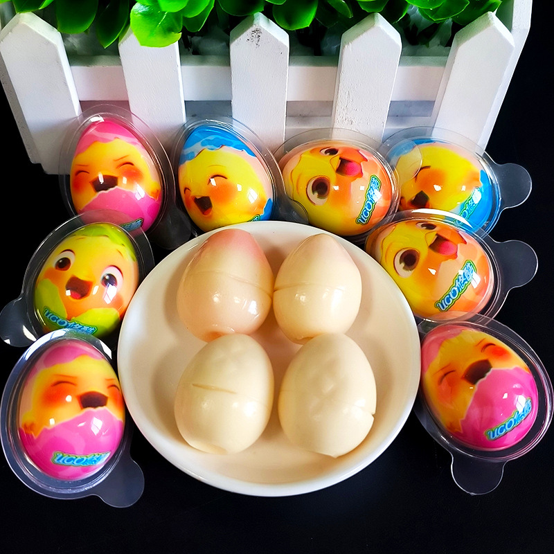 悠酷酸块糖mini绳水果味混合糖长条橡皮糖酸甜儿童休闲小零食散装