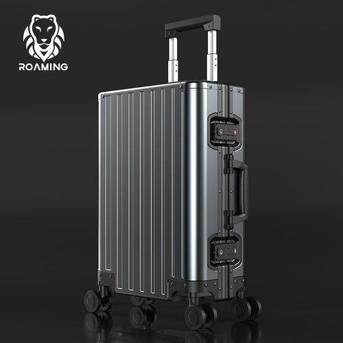 ROAMING漫游牌5520全铝镁合金旅行箱万向轮金属行李箱20寸登机箱
