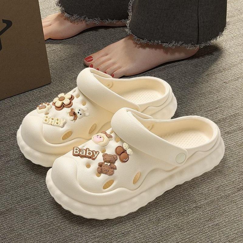 卡通洞洞鞋女夏外穿网红