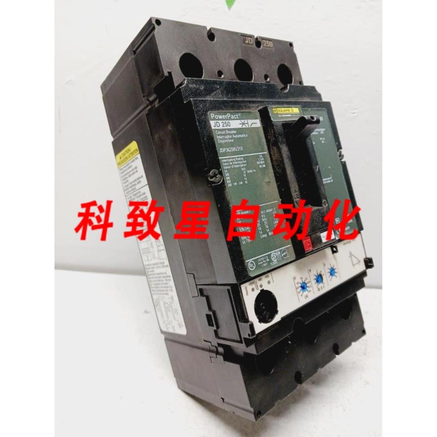 工业配件JDP36250UX31X 250安培 POWERPACT断路器3极600伏电