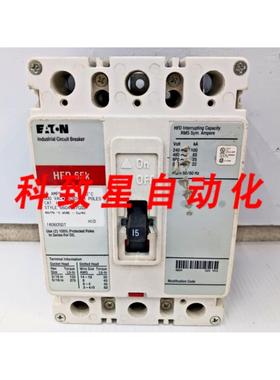 工业配件15安培断路器3极600VAC250VDC65KA HFD3015BP10