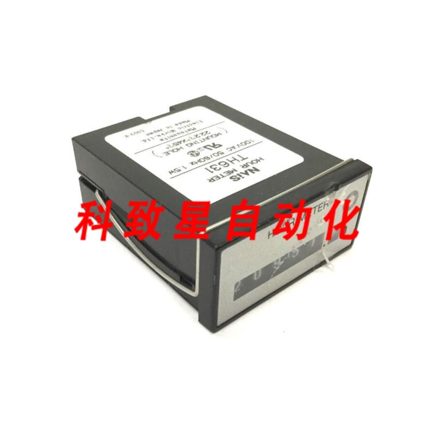 工业配件NAIS TH631小时表 范围0 至 999999小时电源100VAC 1