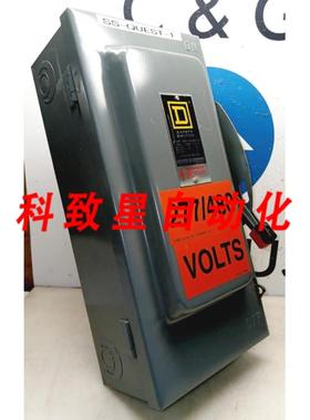 工业配件HU362 60安培非熔断安全开关 3极600VACVDC