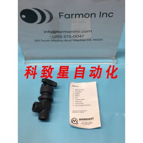 工业配件MARQUEST 1/4 3/8&1/2 NPTNEEDLE VALVE 168628