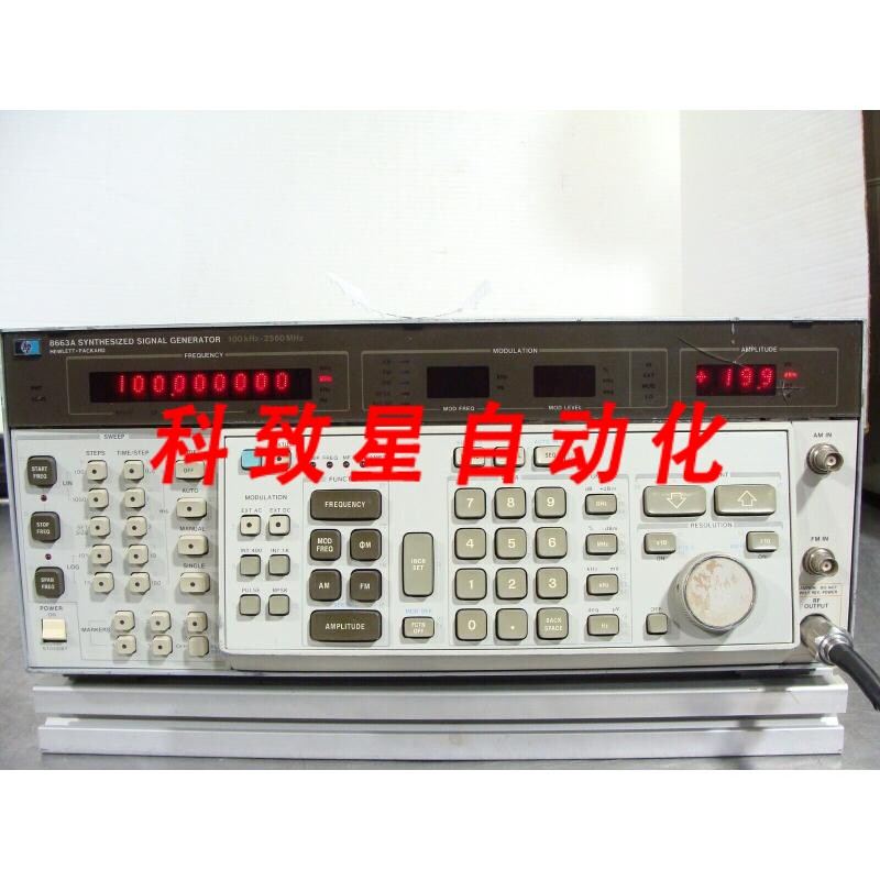 工业配件HP 8663A 合成信号发生器100 KHZ–2560