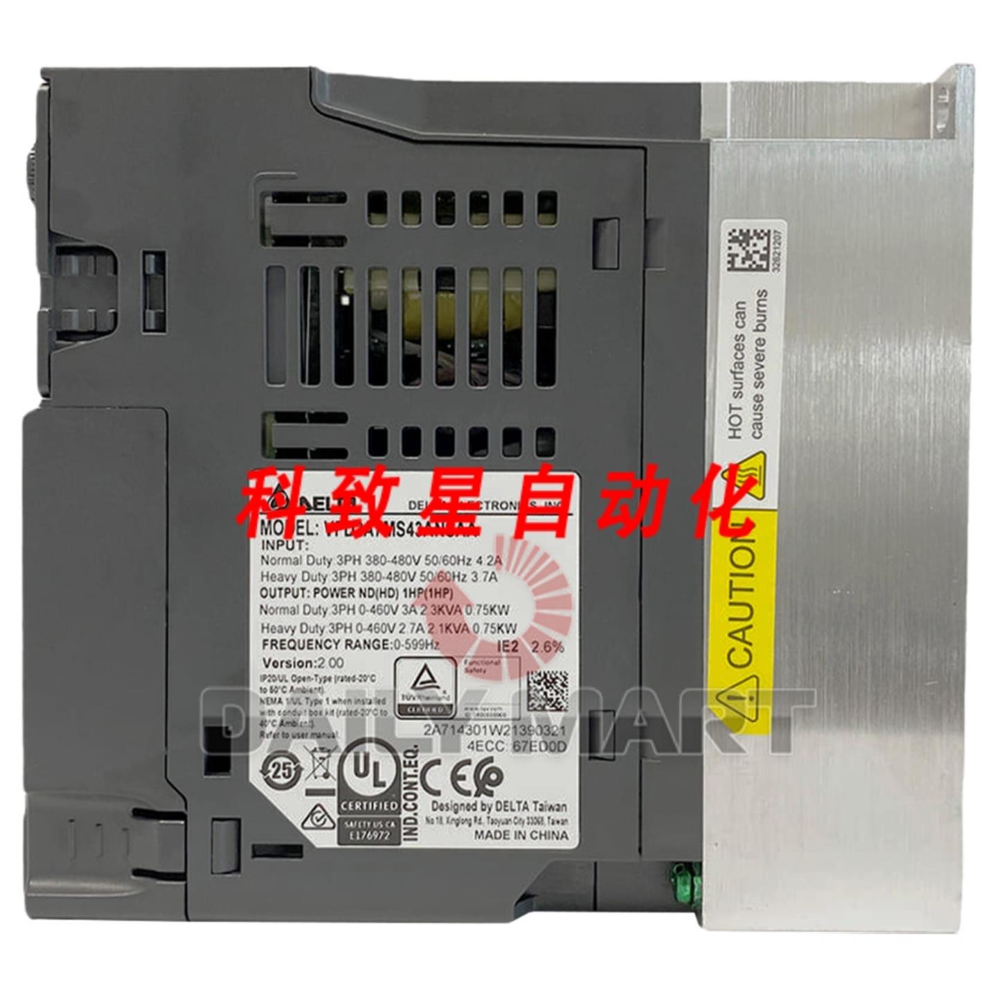工业配件VFD2A7MS43ANSAA控制变频器 三相 380V 075KW