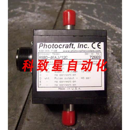 工业配件PHOTOCRAFT RSBD-46AJ12C编码器双轴 34英寸 12VDC