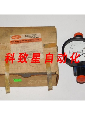 工业配件ORANGE RESEARCH 2323FGS-1A-3.5L-52流量计 5000 PSI 刻