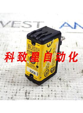 工业配件BUSS TCF20 CUBEFUSE 600VAC双元件延时保险丝