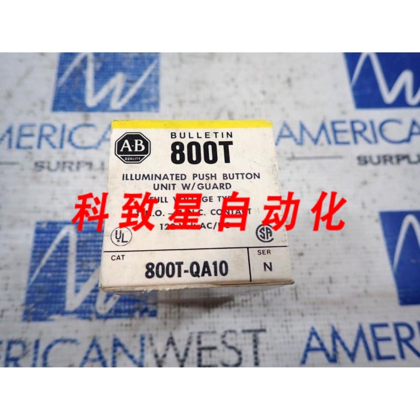工业配件800T-QA10 照明按钮系列N带防护装置 120V