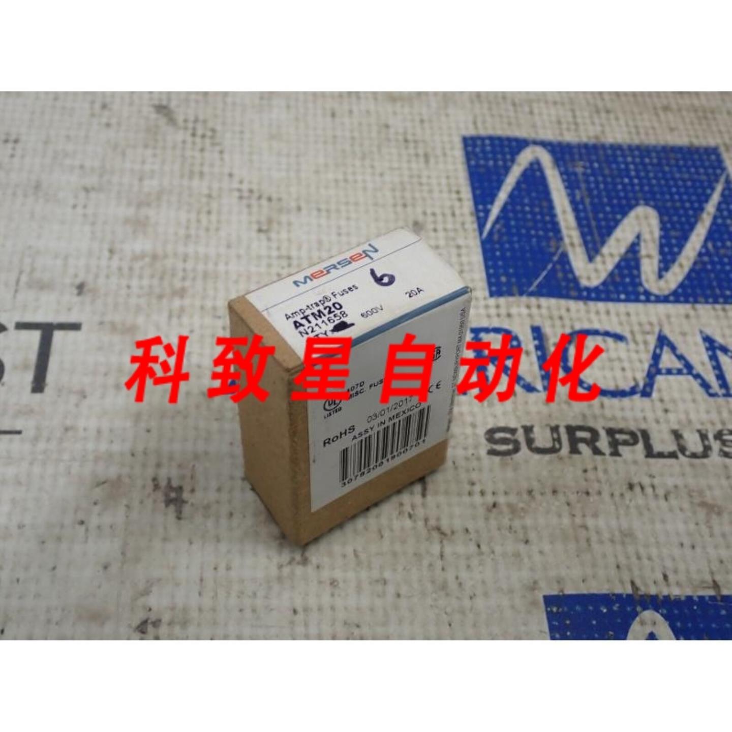 工业配件AMP-TRAP ATM20 20安培 600V保险丝数量 6