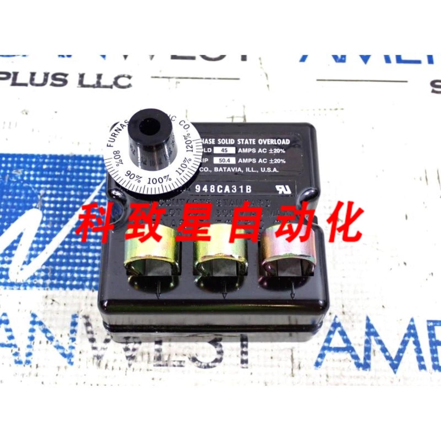 工业配件948CA31BNB 过载继电器36-54 范围 45A 自动复位