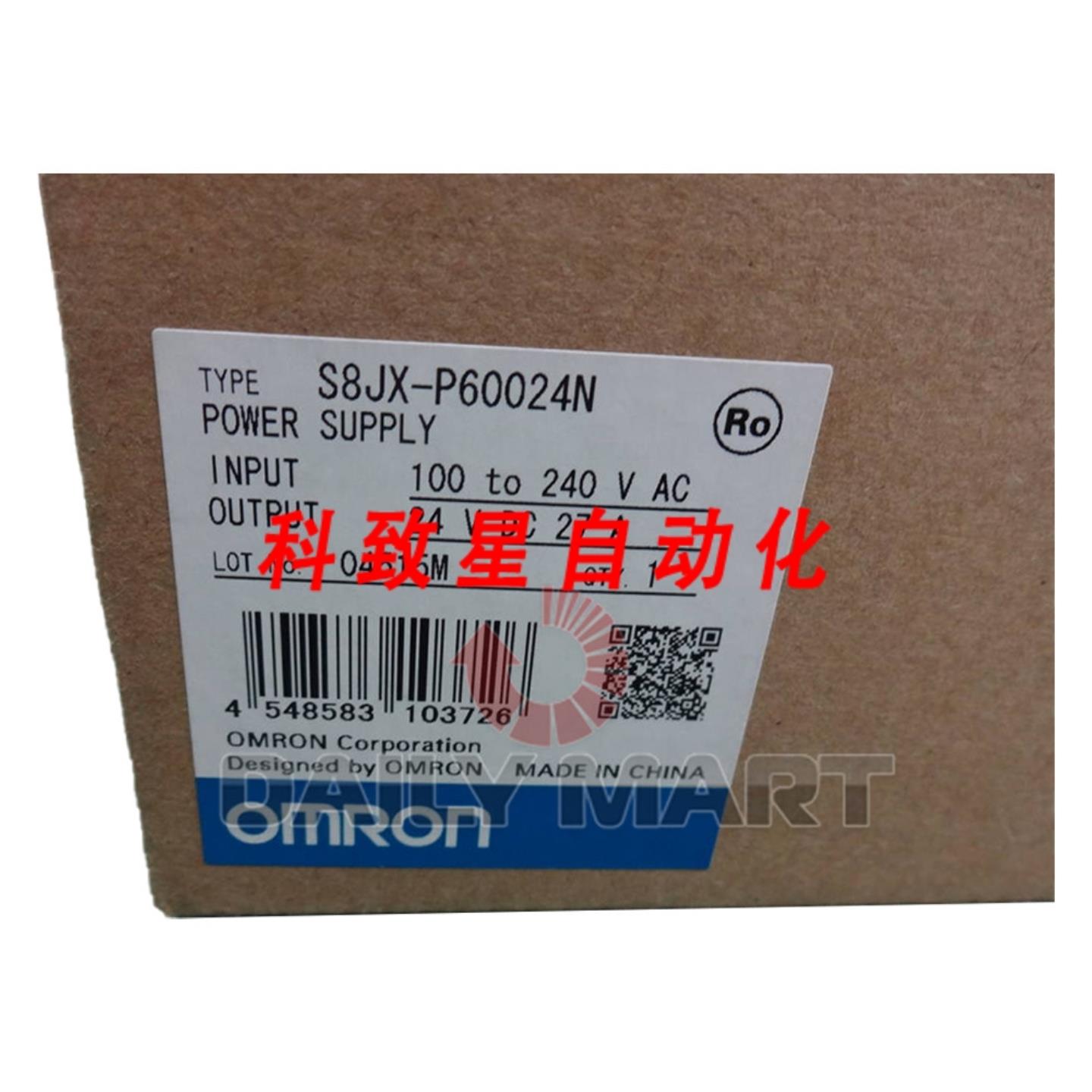 工业配件S8JX-P60024N 开关电源 DC24V 27A