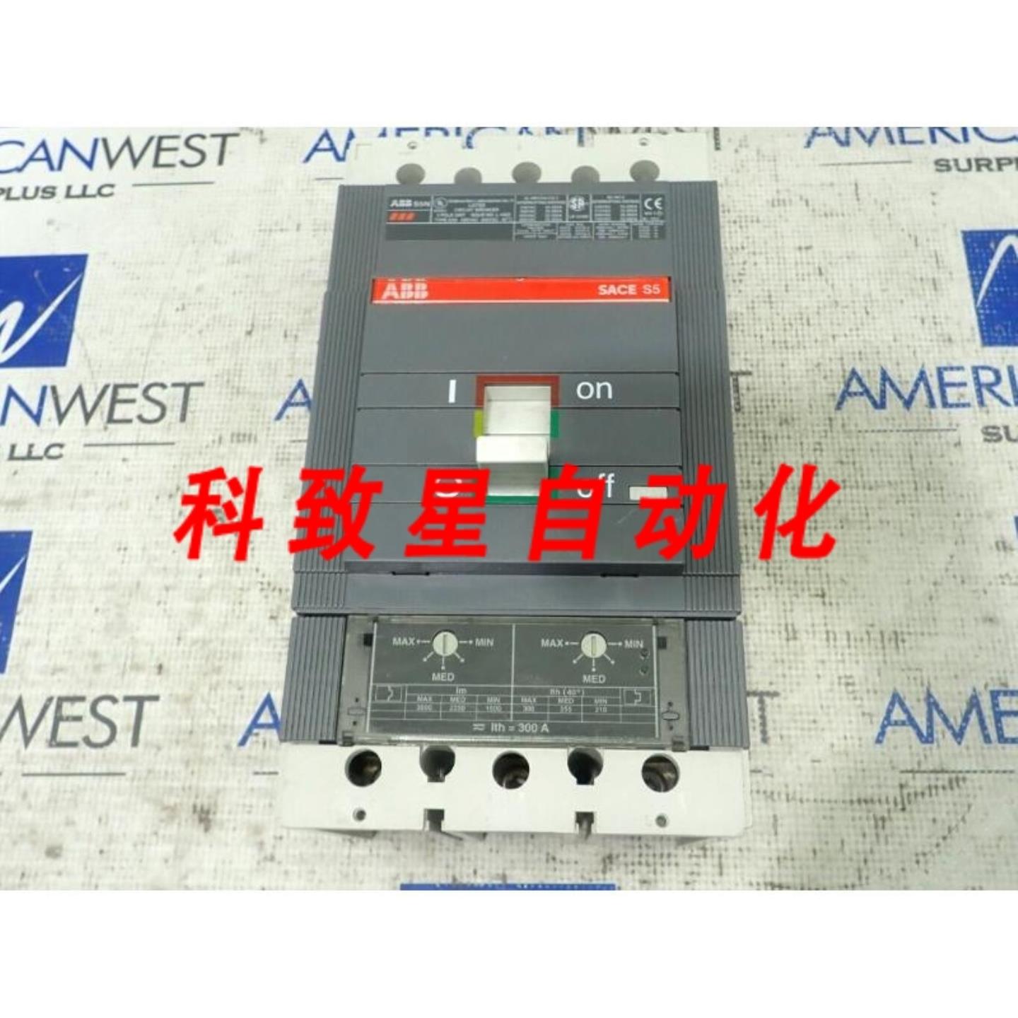 工业配件SACE S5N S5N300TDDAS8 3极300安培 600伏断路器