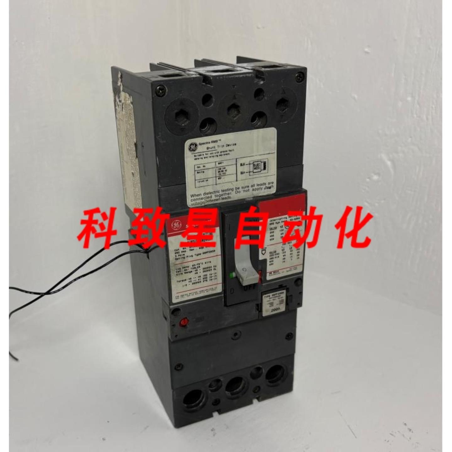 工业配件GE SFLA36AT0250 250A 断路器带200安培插头120V分流器3