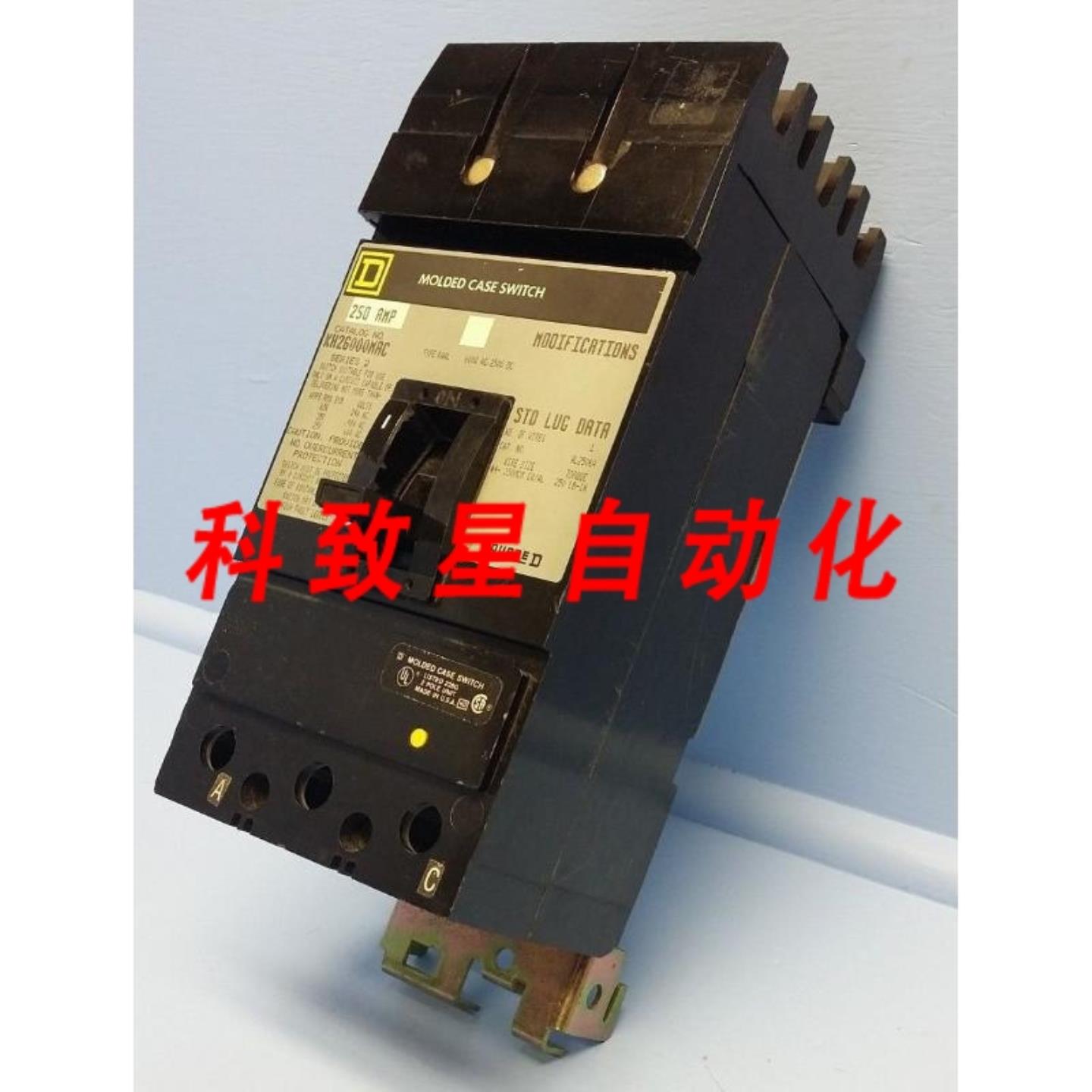 工业配件I-LINE KH26000MAC 250A 塑壳开关 2极480600V KAAL 25