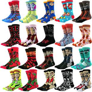 Hot selling high quality anime socks men women funny socks