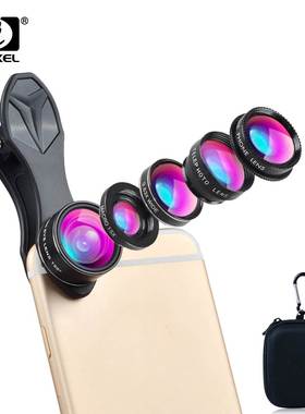 Universal clip 5 in 1 0.63X Wide Angle+Macro+FishEye+2X