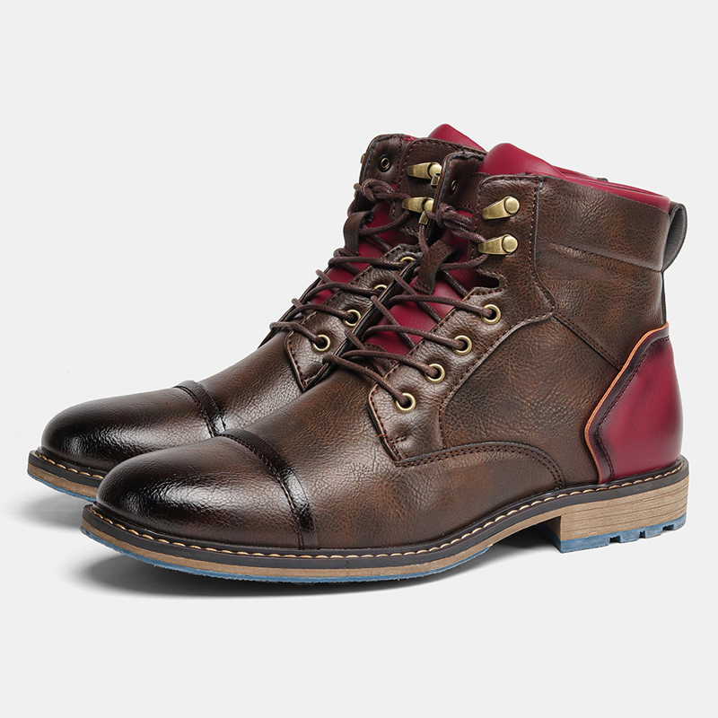 Big Size Boots Men Fashion Comfortable Winter Leather Boots