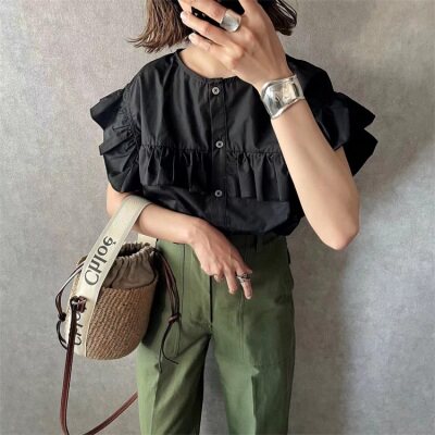 爆款日系夏装新款女装条