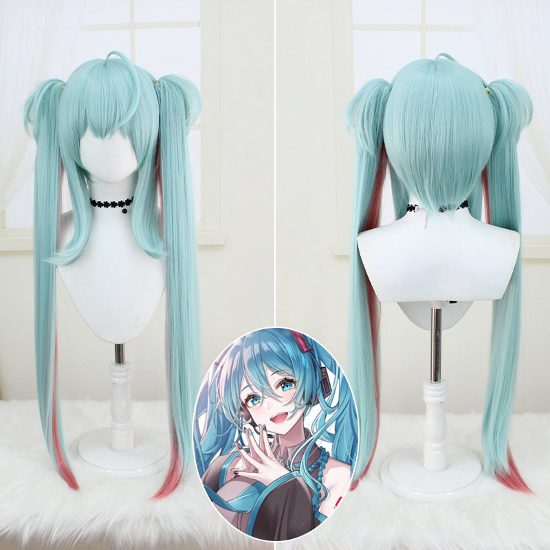 新款初音MIKU小浣熊cos假发