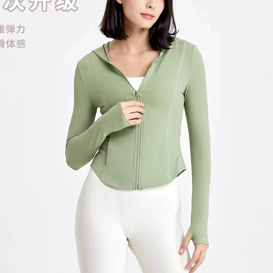 运动外套健身服其他修身健身女