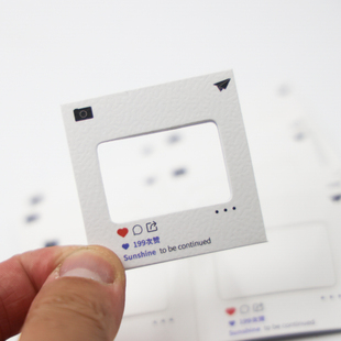 ins风反转片纸框纸片夹135胶卷正片菲林黑白底片框带胶片夹