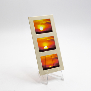 反转片纸框纸片夹三联双联大地纸正片菲林底片框带胶片夹 单片夹